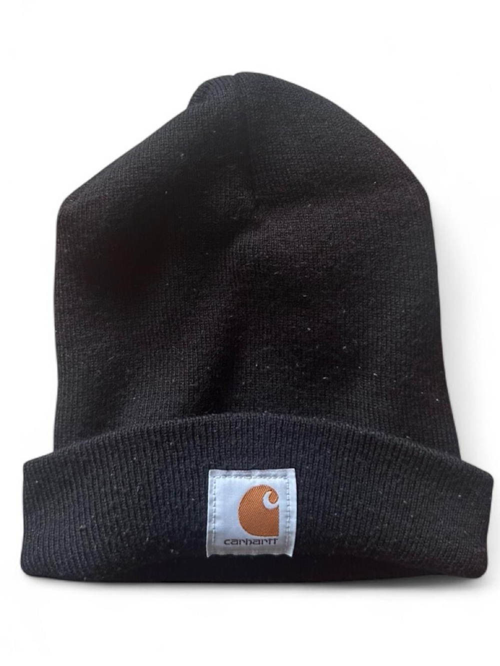 Carhartt Men's A18 Black Acrylic Knit beanie hat